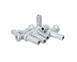 Ніпелі DT Swiss Hidden Aluminium 2.0 x 12 mm 100шт Silver
