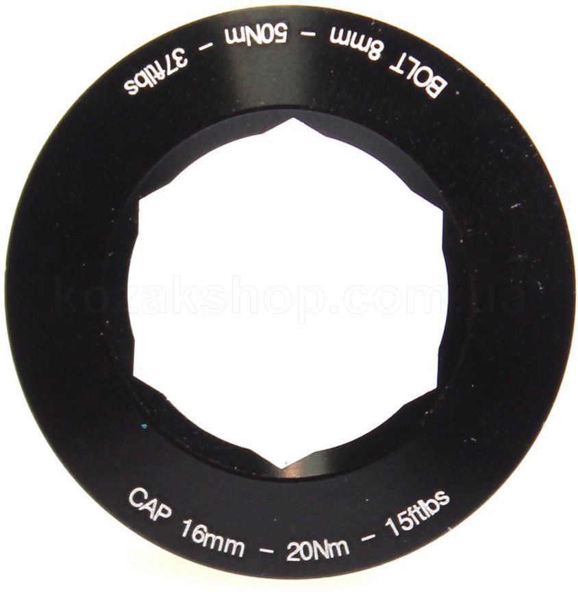 Выжимное кольцо шатунов Race Face CINCH XC/AM Drive Side, M16 Puller Cap/Washer (Black)
