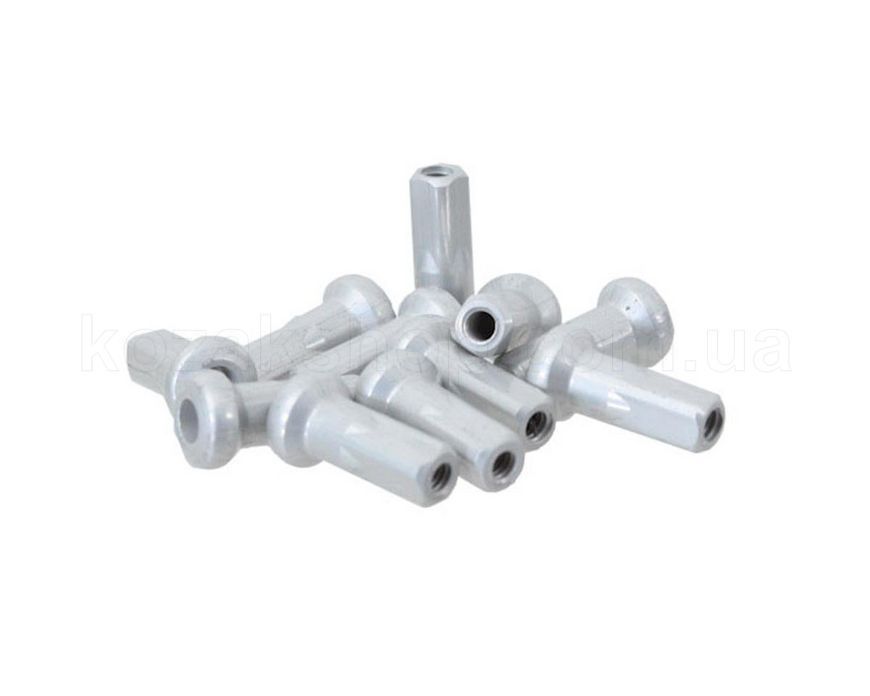 Ніпелі DT Swiss Hidden Aluminium 2.0 x 12 mm 100шт Silver