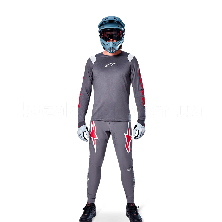 Вело джерси Alpinestars A-SUPRA ASTAR LS JERSEY DARK GRAY, M