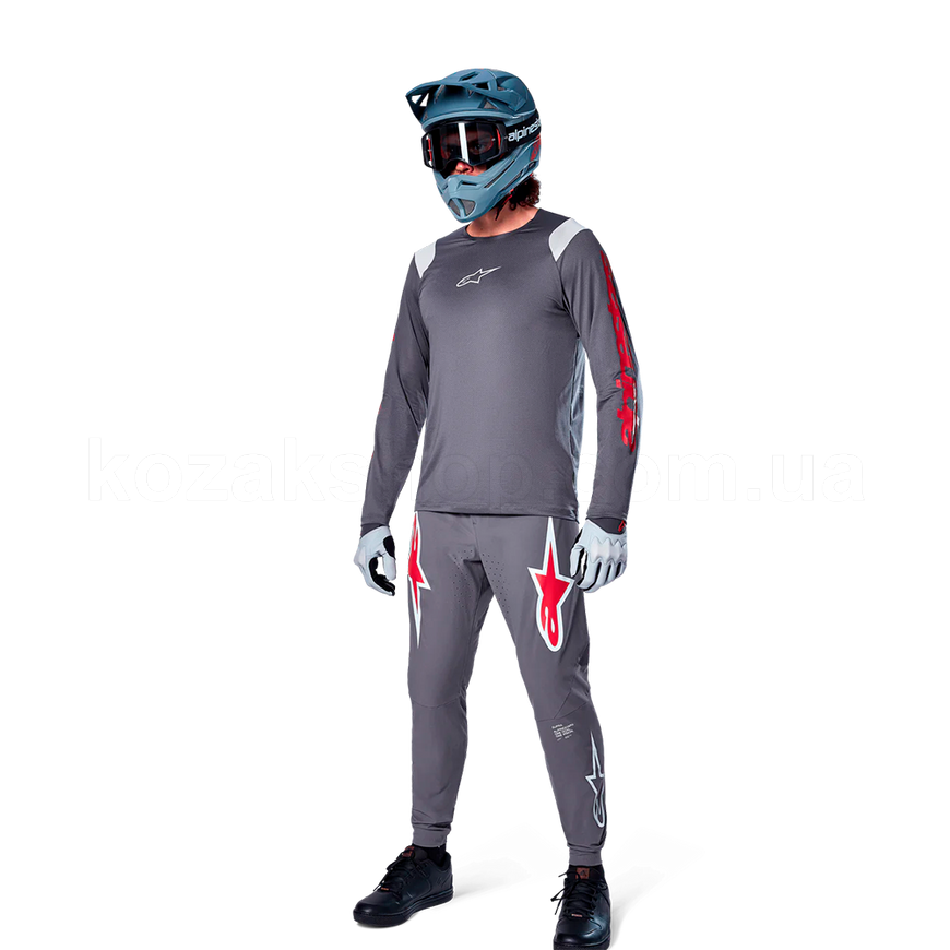 Вело джерси Alpinestars A-SUPRA ASTAR LS JERSEY DARK GRAY, M