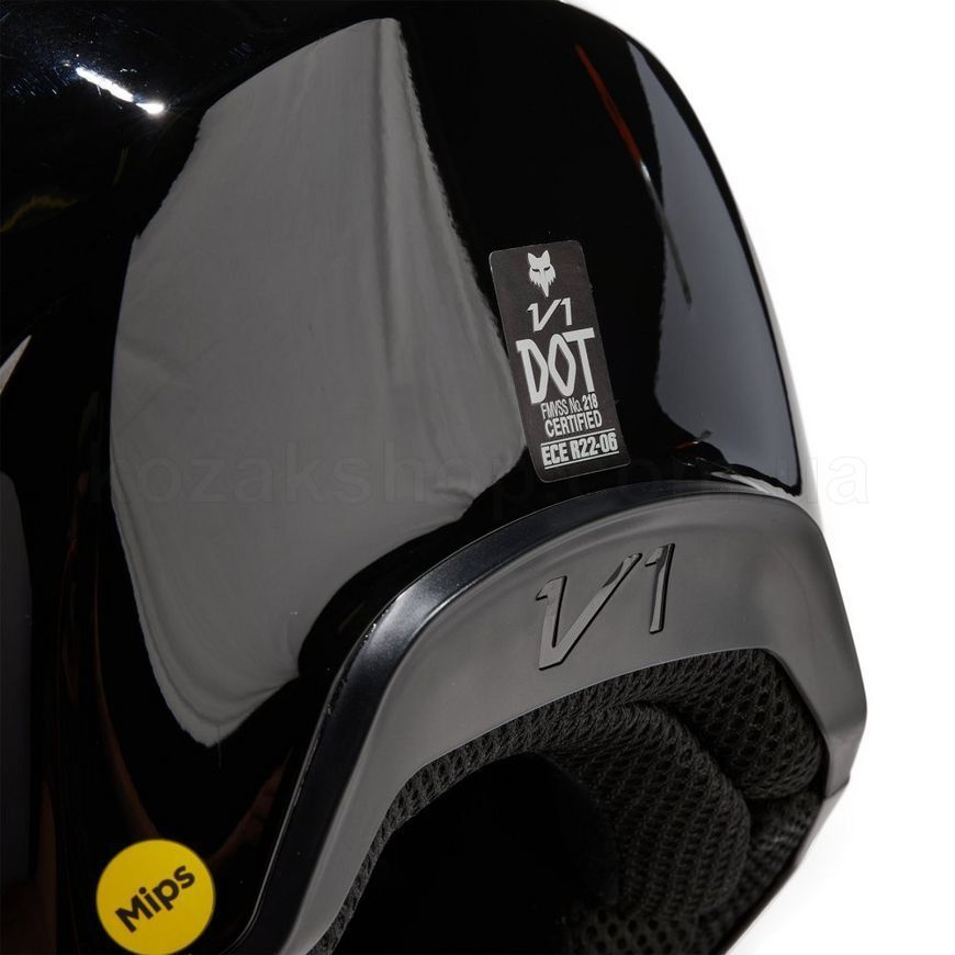 Мотошолом FOX V1 SOLID Helmet [Black], M