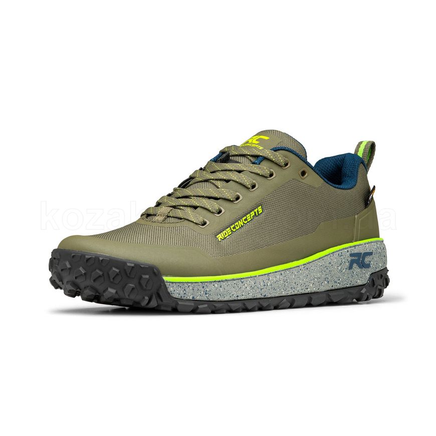 Вело обувь Ride Concepts Tallac Men's [Olive/Lime] - US 9.5