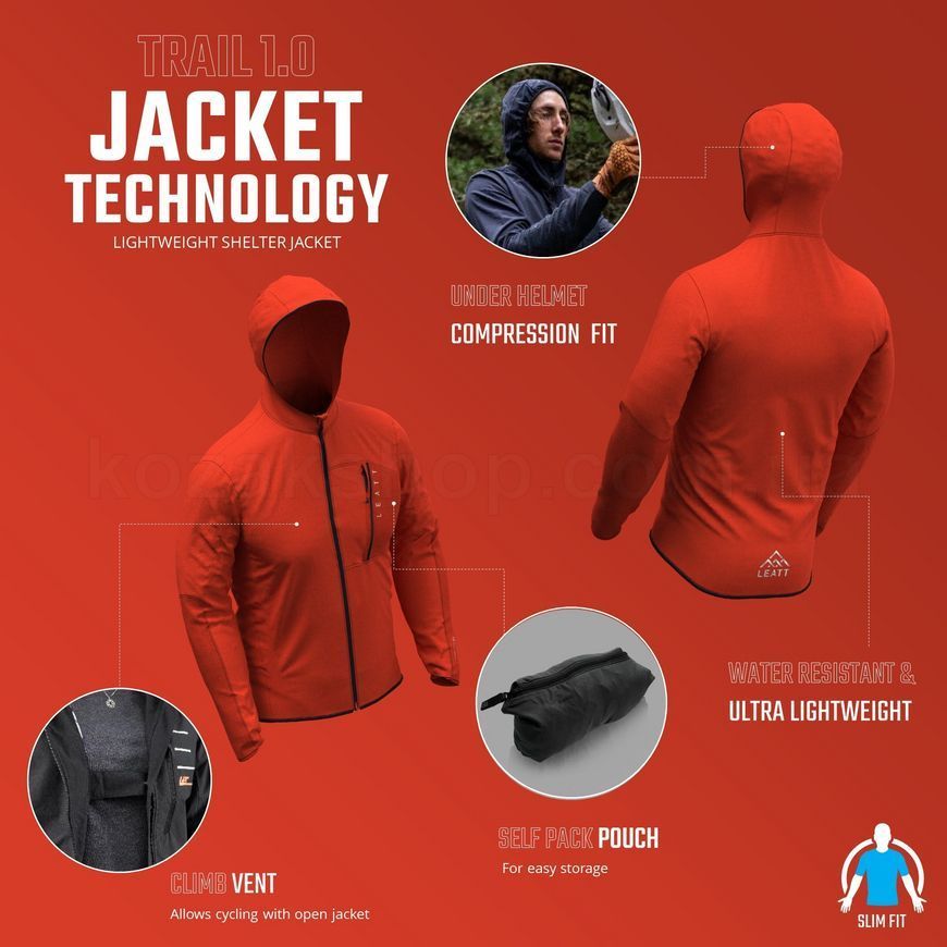 Вело куртка LEATT MTB 1.0 Jacket Trail [Black], M