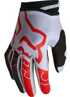 Детские мото перчатки FOX YTH 180 SKEW GLOVE [Steel Gray], YL