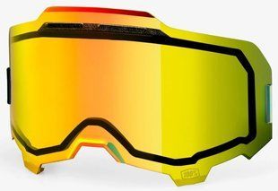 Линза для маски 100% ARMEGA/ARmatic Dual Vented Lens [Mirror Gold], Dual Mirror Gold Lens