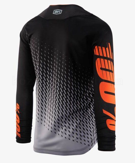 Вело джерси Ride 100% R-Core SUPRA Jersey [Black/Grey], L