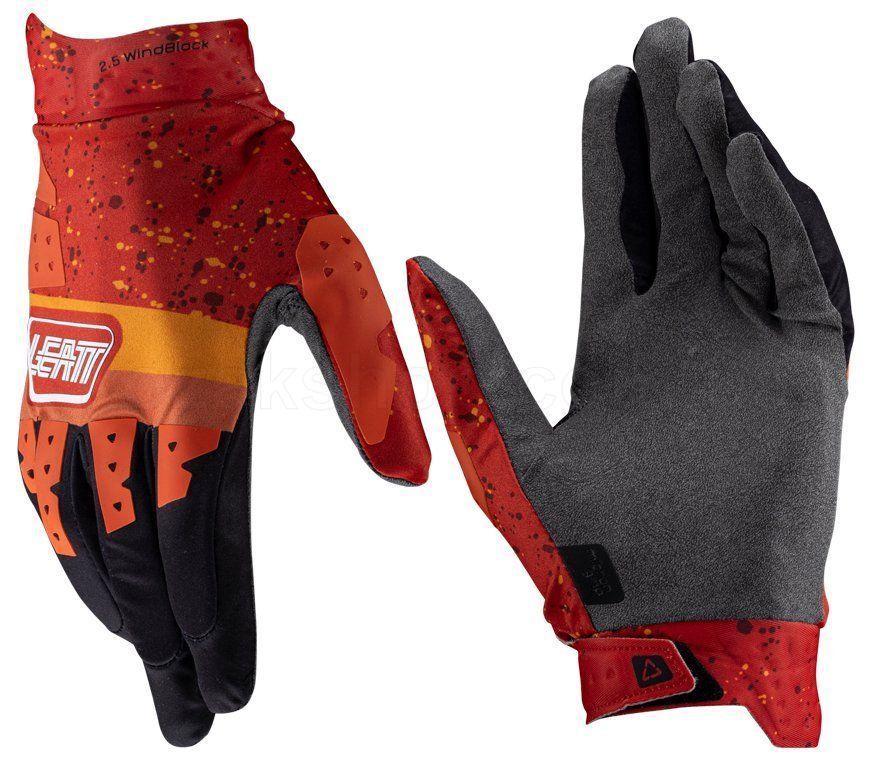 Зимние перчатки LEATT Moto 2.5 WindBlock Glove [Burn Red], M