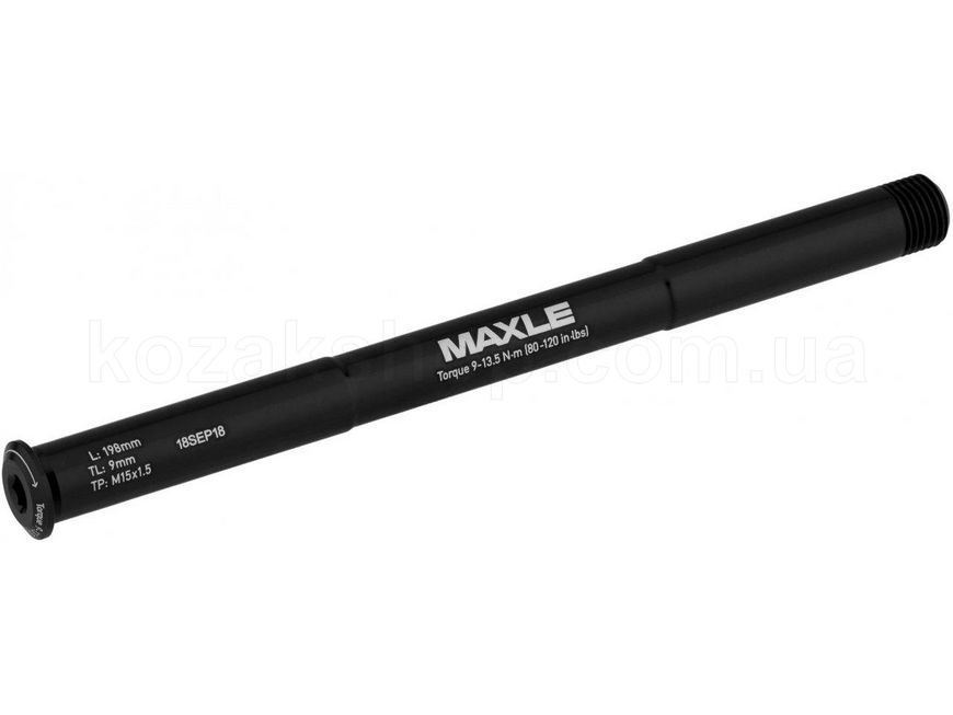 Ось SRAM Maxle Stealth 15x150, 198mm, M15x1.5, Передняя