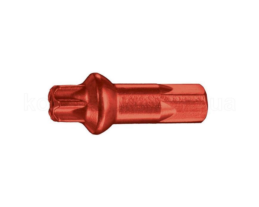 Ніпелі DT Swiss Squarx Pro Head Aluminium 2.0 x 15 mm Pro Lock 100шт Red