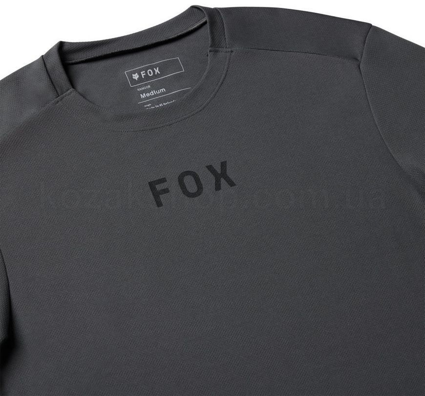 Вело джерси FOX RANGER SS Jersey - WORDMARK [Dark Shadow], M