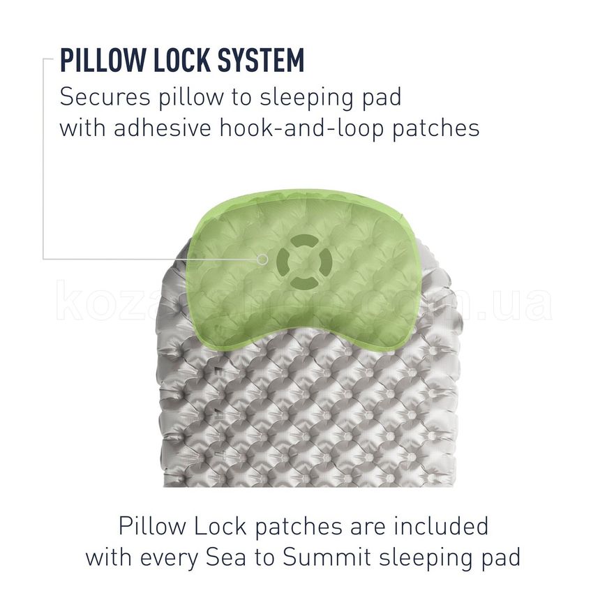 Надувная подушка Sea to Summit Aeros Premium Pillow, Grey (Large)