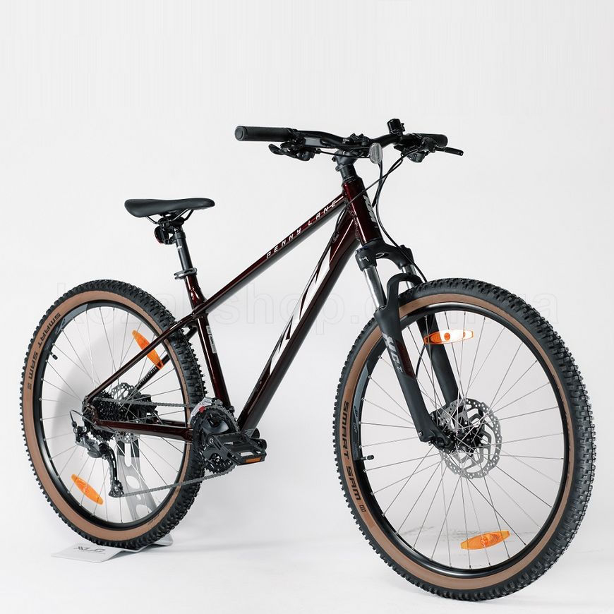 Женский велосипед KTM PENNY LANE 271 27.5" рама XS/32, темно-красный (серый), 2022