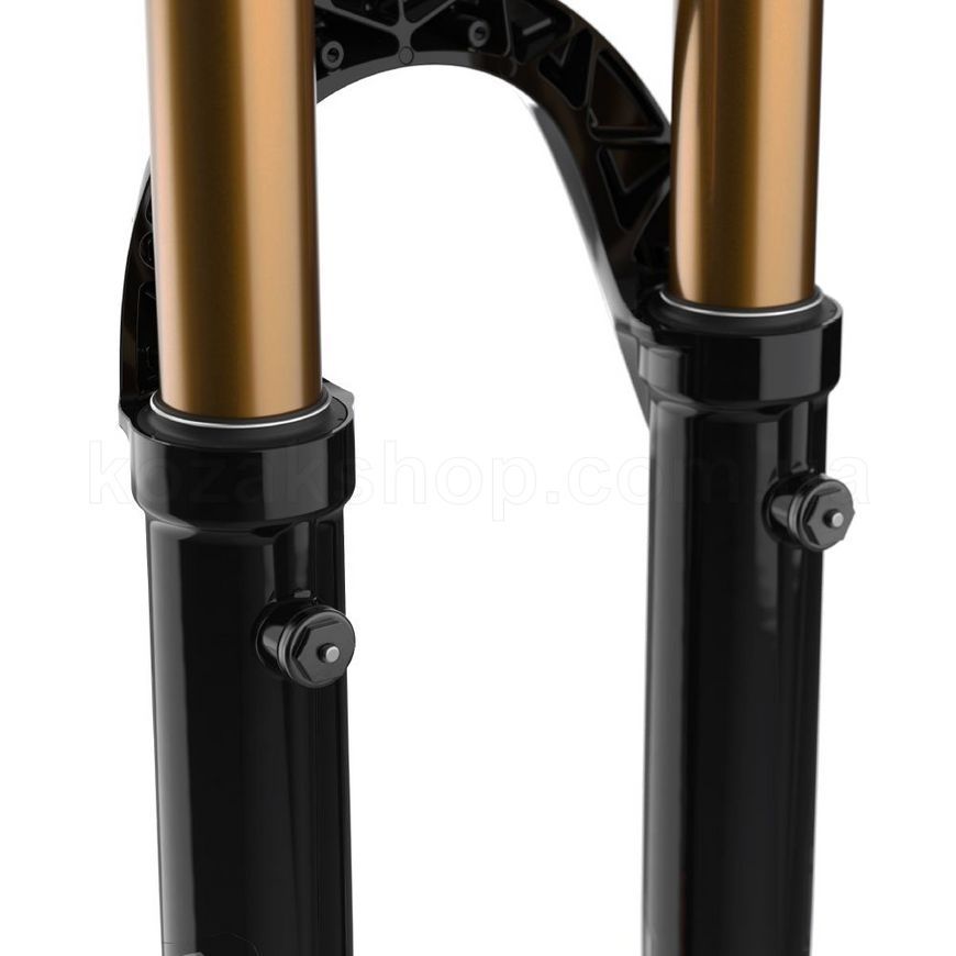 Вилка FOX 36 FACTORY EMTB - GRIP X2, 29in, 160, FLOAT, Shiny Blk, Kashima/Grey/Gloss Blk Logo, 15 X 110, 44mm Rake, 2025