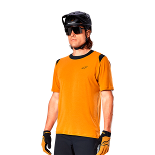 Вело джерсі Alpinestars A-DURA DRI WOOL SS JERSEY DARK GOLD, XXL