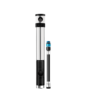 Ручний насос Crankbrothers KLIC HV (Presta/Schrader) [Silver]