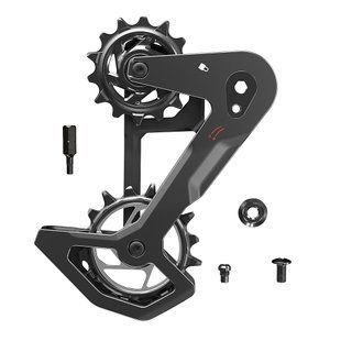 Лапка заднего переключателя SRAM CAGE KIT CARBON T-TYPE EAGLE AXS WITHOUT DAMPER (REPLACEMENT OUTER AND INNER CAGES, BIT DRIVER HEX3, INCLUDING PULLEYS) B1 (11.7518.104.023)