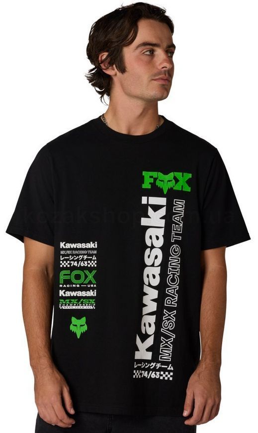 Футболка FOX Short Sleeve Tee - KAWI&reg; [Black], M