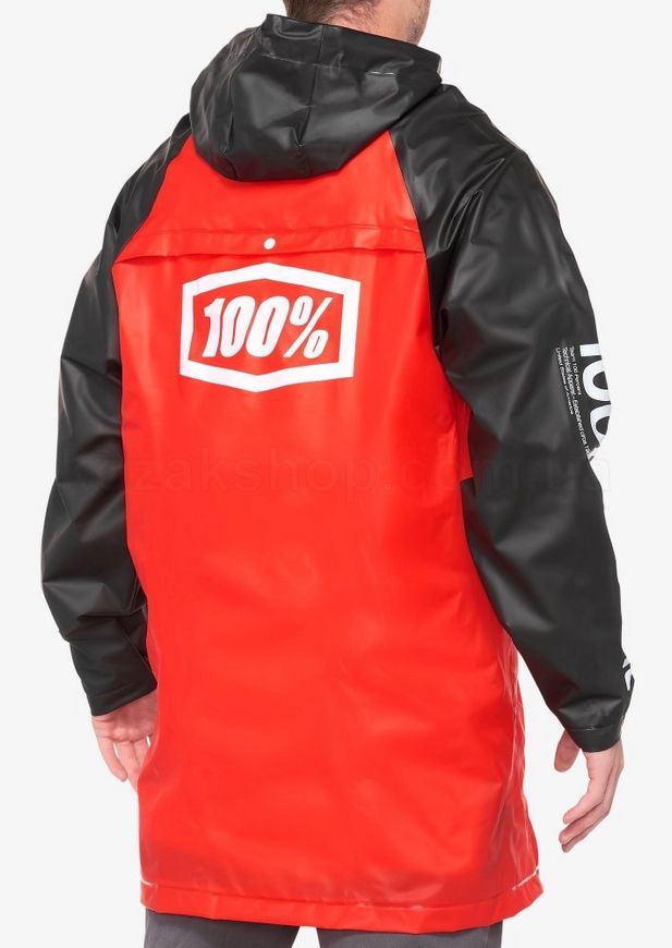 Дощовик Ride 100% TORRENT Raincoat [Red/Black], S
