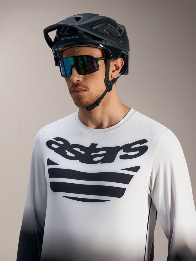 Вело джерси Alpinestars A-Dura Astar LS Jersey 2.0 [White Black] - S