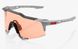 Велосипедні окуляри Ride 100% SpeedCraft - Soft Tact Stone Grey - HiPER Coral Lens, Mirror Lens