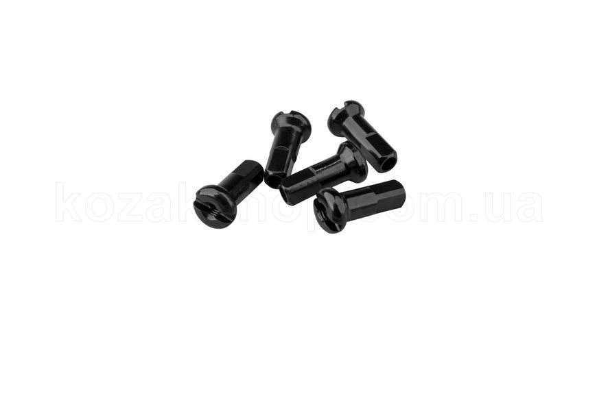 Ніпелі Race Face СОСКИ, ALLOY, 2.0X12, BLACK - 5шт
