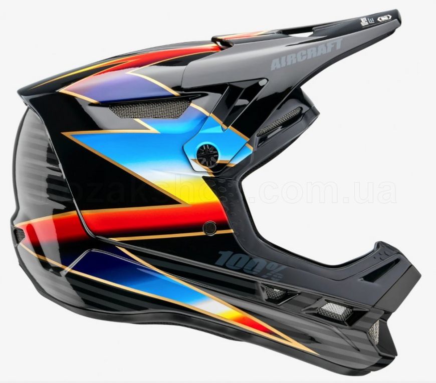 Вело шлем Ride 100% AIRCRAFT COMPOSITE Helmet [Knox Black], L