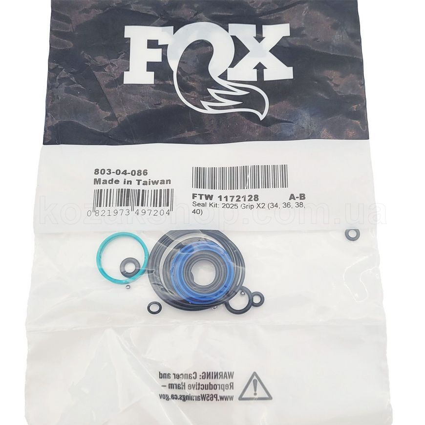 Ремкомплект вилки FOX Seal Kit: 2025 Grip X2 (34, 36, 38, 40, Podium) (803-04-086)
