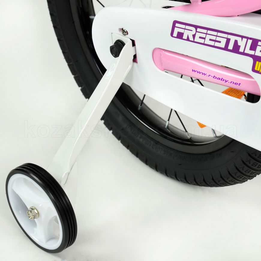 Дитячий велосипед RoyalBaby FREESTYLE 14", OFFICIAL UA, рожевий