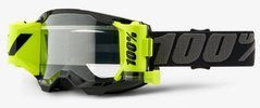 Маска 100% STRATA 2 FORECAST Goggle Black - Clear Lens, Roll-Off