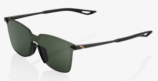 Окуляри 100% LEGERE SQUARE - Matte Black - Grey Green Lens, Colored Lens