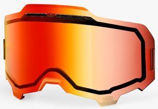 Линза для маски 100% ARMEGA/ARmatic Dual Vented Lens [Mirror Red], Dual Mirror Red Lens