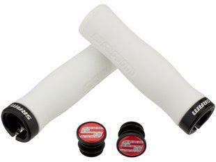 Гріпси SRAM Locking Grips Contour Foam 129mm White with Single Black Clamp and End Plugs