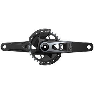 Шатуни SRAM X0 Eagle T-Type 32t 170mm Q174 CL55 DUB MTB Wide Black D1 2-guards (BB not included)