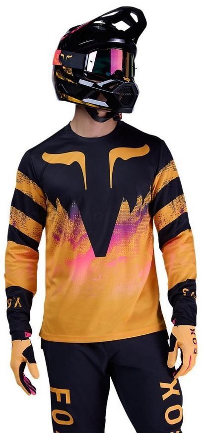 Вело джерси FOX RANGER LS Jersey - KAIROS [Tangerine], M