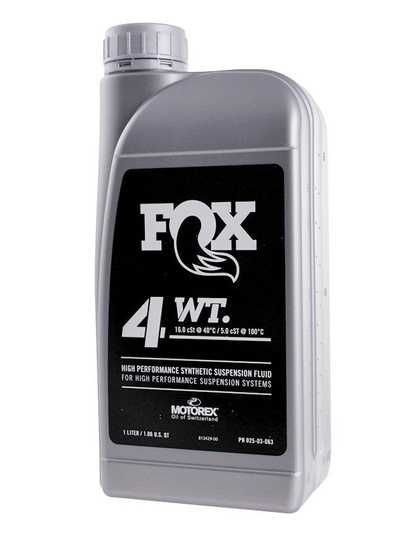 Масло FOX Suspension Fluid 4WT 1 Liter Bottle (025-03-063) - KozakShop