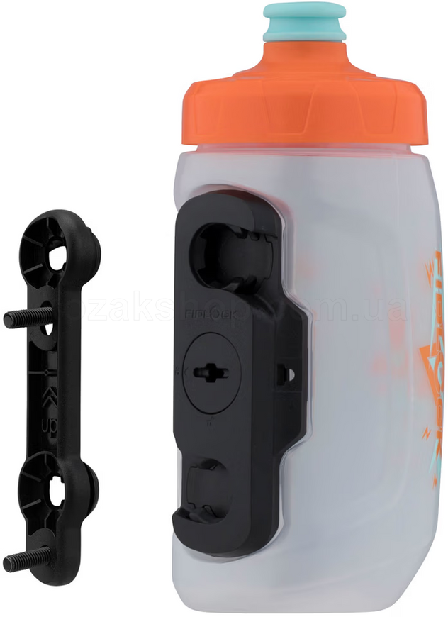 Фляга FIDLOCK TWIST bottle 450 kids + bike base [clear]