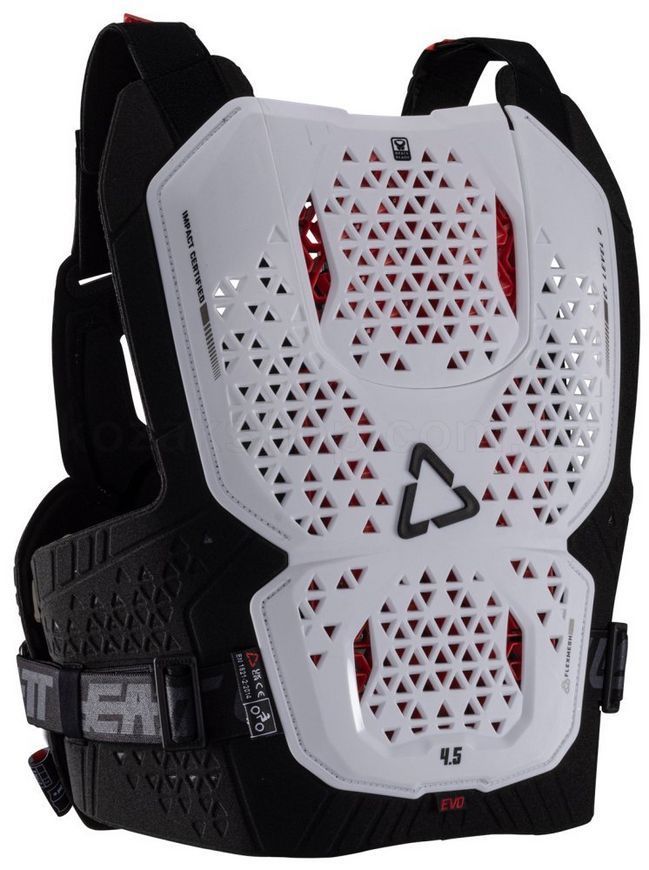 Захист тіла LEATT 4.5 EVO Chest Protector [White], S/M