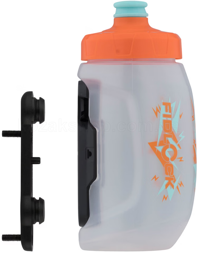 Фляга FIDLOCK TWIST bottle 450 kids + bike base [clear]