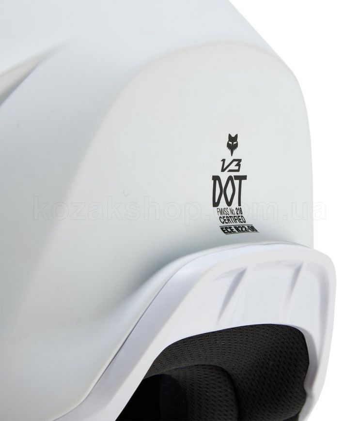Мотошлем FOX V3 Helmet - SOLID MATTE [White], M
