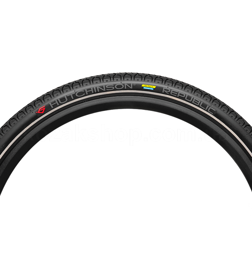 Покрышка Hutchinson REPUBLIC 700х40 eBIKE-50; Infinity Mono-compound 66tpi Камерная Не складная Black Reflex