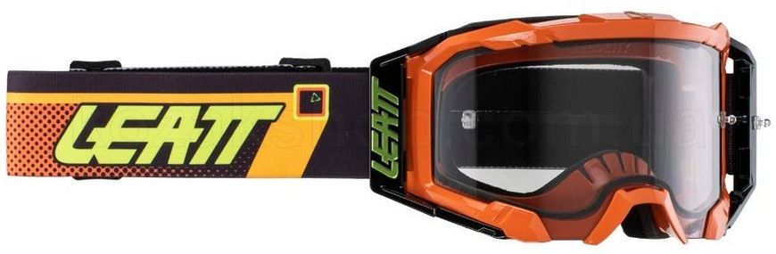 Маска LEATT Goggle Velocity 5.5 - Grey [Citrus], Colored Lens