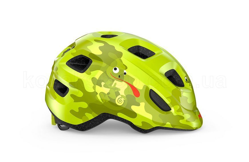 Шолом дитячий MET Hooray CE Lime Chamaleon | Glossy S (52-56 см)