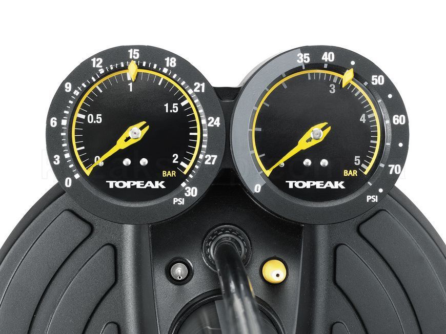 Напольный насос Topeak JoeBlow Dualie 75 psi