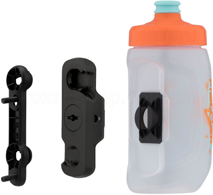 Фляга FIDLOCK TWIST bottle 450 kids + bike base [clear]