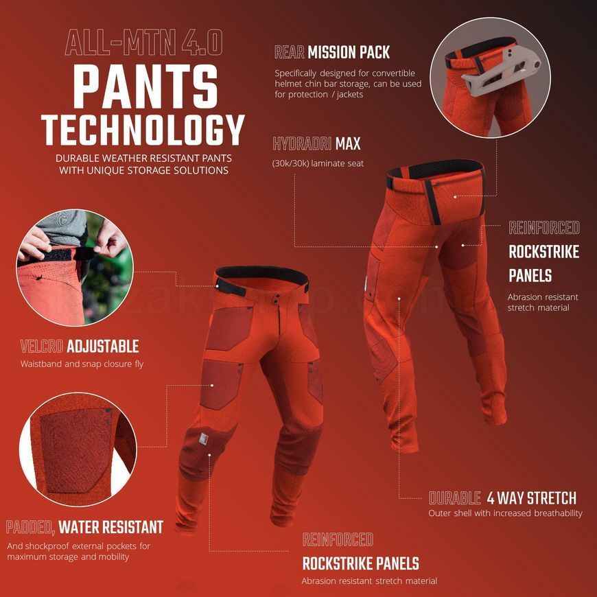 Вело штани LEATT MTB 4.0 All Mountain Pant [Black], 40