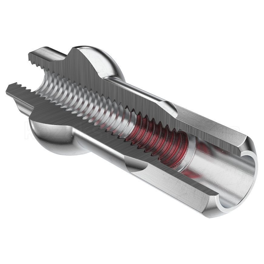 Ніпелі DT Swiss Squarx Pro Head Aluminium 2.0 x 15 mm Pro Lock 100шт Black