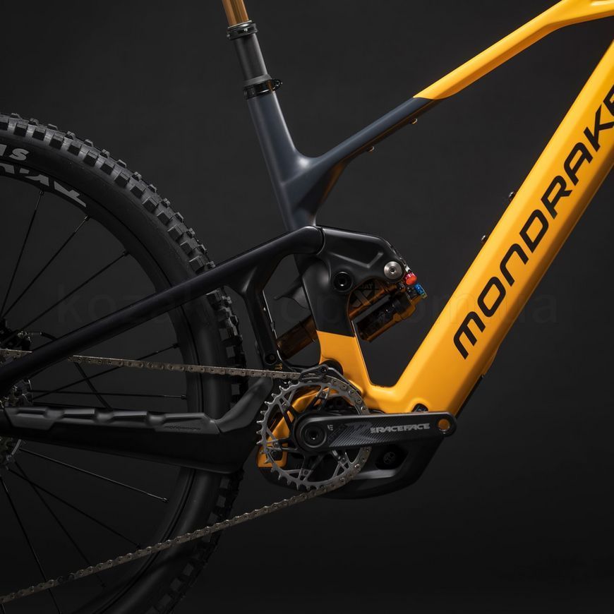 Электровелосипед MONDRAKER Crafty Carbon RR S 29'' 160mm, 800Wh Bosch CX, [Yellow/Black], L