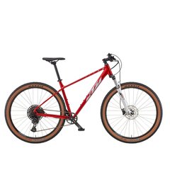 Велосипед KTM ULTRA FUN 29" рама XL/53, красный (серебристо-черный), 2022