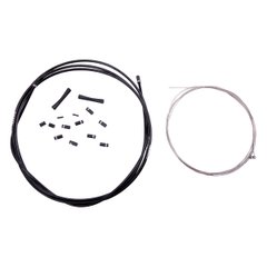 Трос и рубашка переключения SRAM Shift Road and MTB Cable Kit Black 4mm (1x 1500mm, 1x 2300mm 1.1mm polished stainless steel cables, 4mm reinforced linear strand housing, ferrules, end caps, frame protectors)